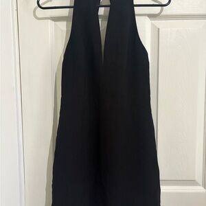 Express Black Halter Mini Dress